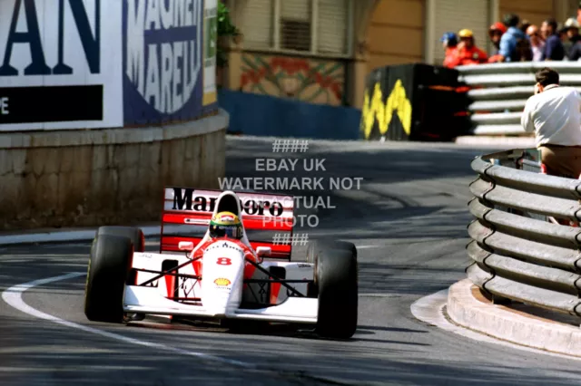 Ayrton Senna Quality Photo Print Formula One 1 1993 Monaco Grand Prix Winner