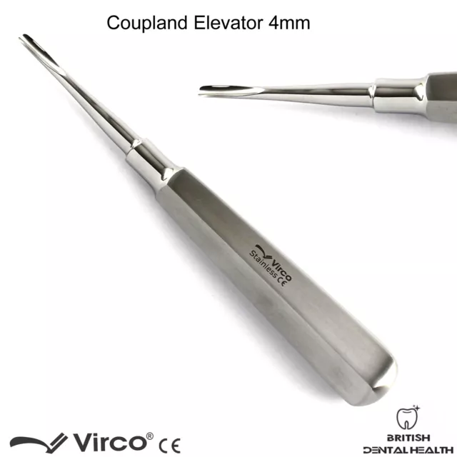 Dentaire Dent Racine Elévateurs Coupland Dents Extraction Chirurgical Taille 4mm