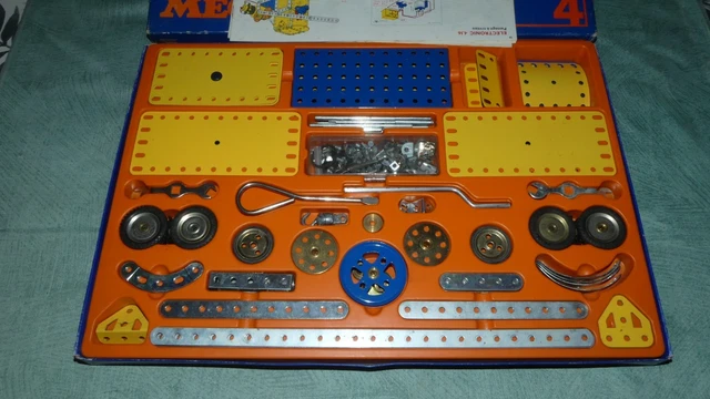 Meccano – Boîte Complémentaire 4A – 1958 – Vintage France – Très Bon état