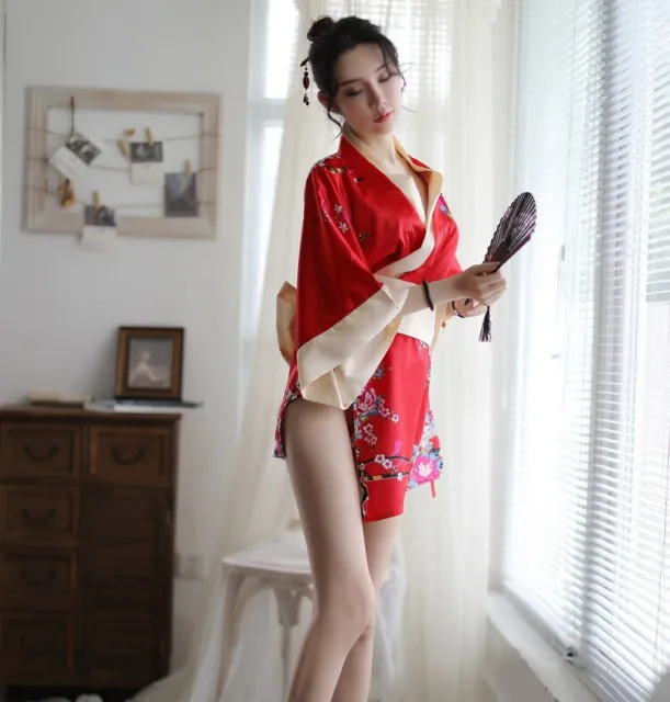Sexy Women Lingerie Japanese Exotic Costume Nightwear Cosplay kimono Clubwear