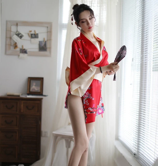 Sexy Women Lingerie Japanese Exotic Costume Nightwear Cosplay kimono Clubwear