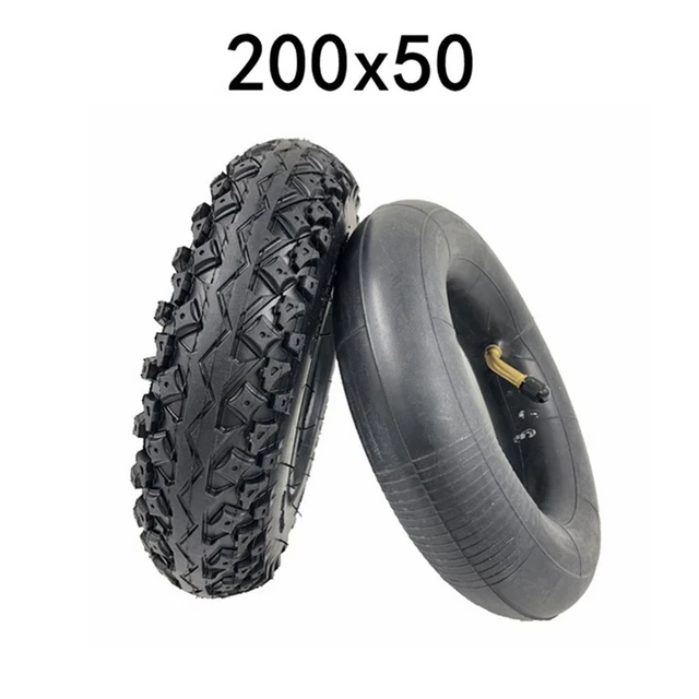 Roue Trotinette Electrique 8 Pouces 200x50 Pneus Solides, Pneus Non Pneumatiques De Moyeu De Roue électrique, Avec Installé Roue Trottinette Electrique