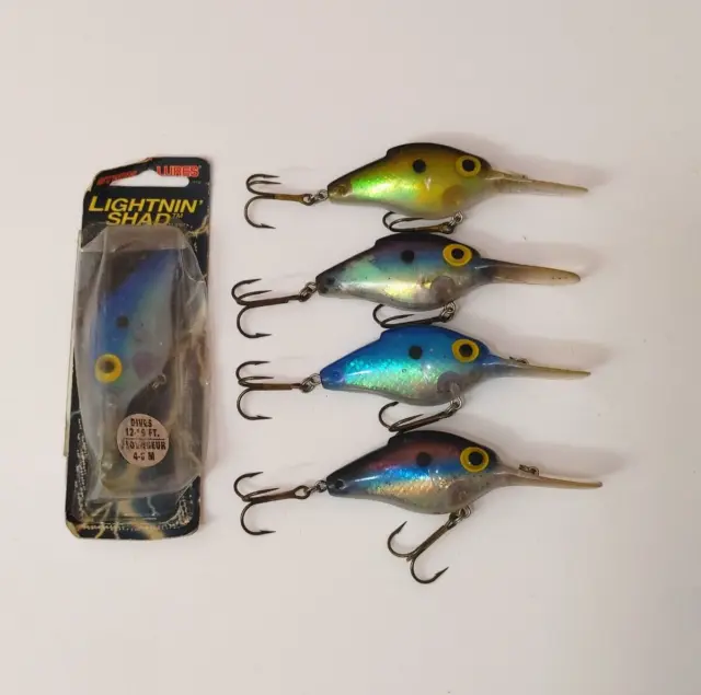 3) PRE RAPALA Storm Lightning Shad New In Pack Crankbait Fishing Lures  $31.99 - PicClick