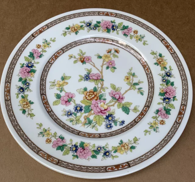 Flower Of Tibet Bone China Coalport 8" Salad Plate, Made In England