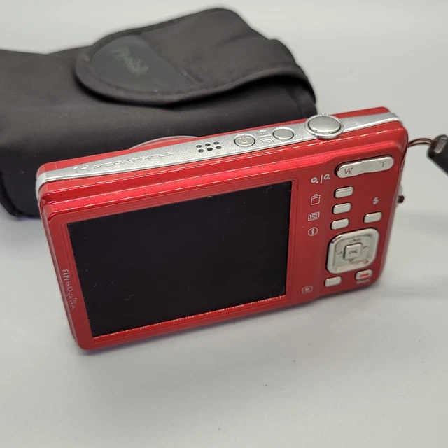 Kodak EasyShare M23 14,2 megapixel fotocamera digitale compatta testata in rosso 2