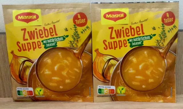 2X Knorr Cebolla Sopa Mezcla Con Asado Cebolla Piezas - 2 X 1 Litro 4 Porciones