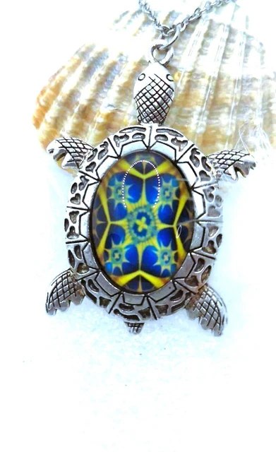 Lot De 10 Colliers Pendentif Tortue Hawaïenne Rétro - Corde Réglable 40-80 Cm - Pour Homme Et Femme