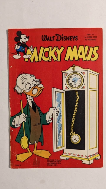 Micky Maus Heft 1963 Nr. 11 mit Schnipp / Gutschein und Sammelbild