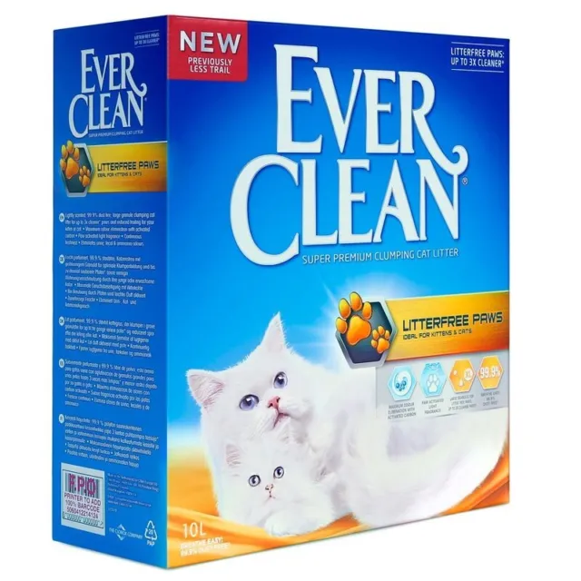 Cuccia per gatti sempre pulita, lettiera per gatti profumata zampe senza lettiera 2,9 kg sinistra