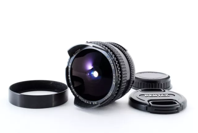【RARE! N MINT 】 Ricoh XR Rikenon Fisheye 16mm F/2.8 MF Lens Pentax K Mount Japan