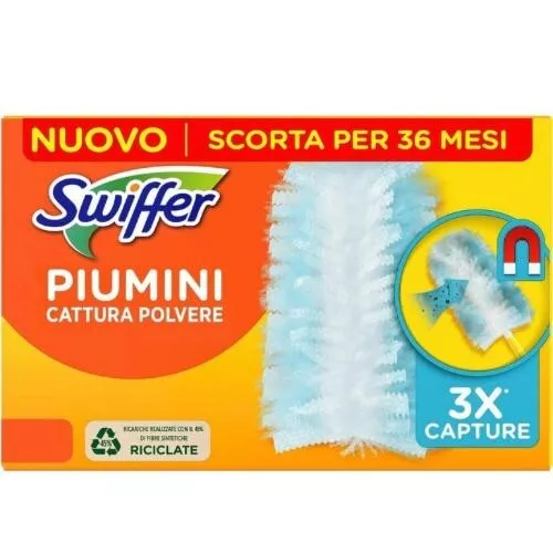 Swiffer Duster Ricambi ricariche per Piumino Catturapolvere 144 pezzi