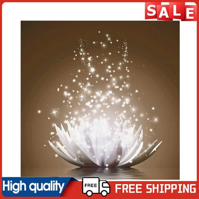 Hágalo usted mismo 5D Pintura de Diamantes Flores Completas Redondas Plantas Hecho a Mano Imagen Decoración del Hogar