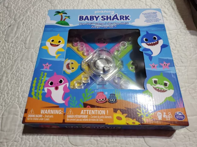  Spin Master Baby Shark Childrens Play Time Pop Up Board Game,  Ages 3-8 : Toys & Games