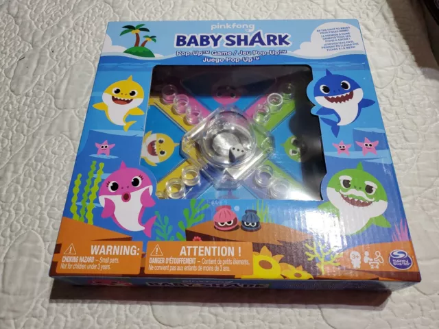 Baby Shark Childrens Play Time Pop Up Board Game, Ages 3-8