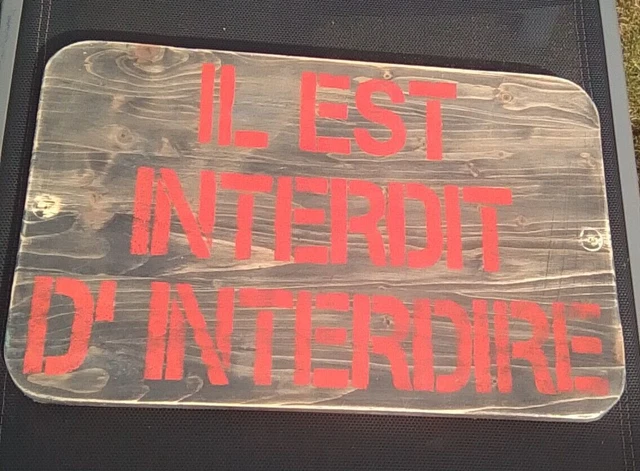 ANCIENNE PLAQUE PUBLICITAIRE BOIS 