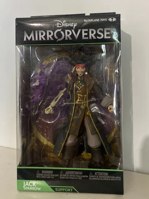 Jack Sparrow 7” Figure Disney Mirrorverse Support McFarlane Toys US Seller