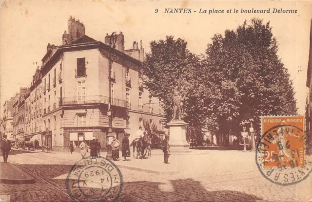 44-Nantes-Place Et Boulevard Delorme-N°6029-A/0211