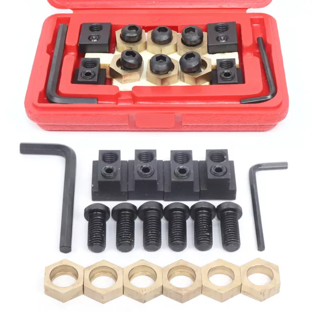 18PCS Eccentric 5/8" T-Slot Clamping Nut Set for CNC Milling Machine Work Table