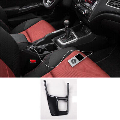 Carbon Fiber MT Window Lift Panel Switch Cover Trim For Honda Civic 2012-2015
