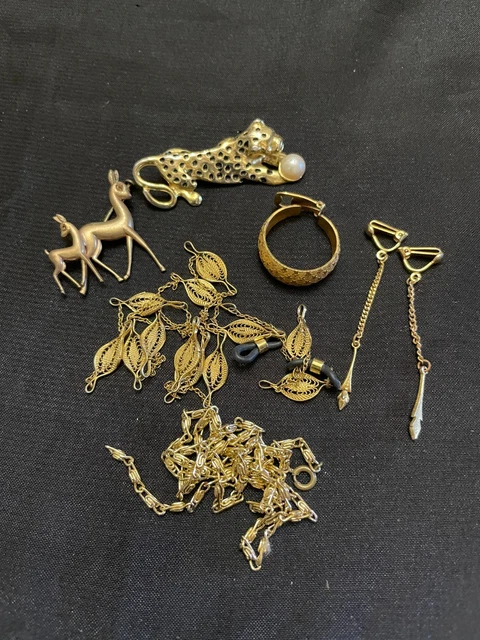 LOT BIJOUX ARGENT Ancien En L'état Montre Chaine Chatelaine Bague