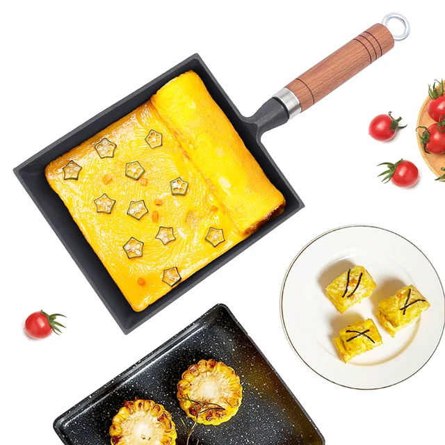 Padella Mini Per Frittata E Tamagoyaki - Ghisa Con Manico In Legno - Foto 6