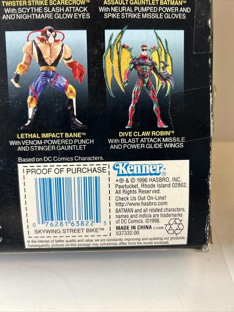 Batman Legends of the Dark Knight Skywing Street Bike & Figure Kenner 1996 NIB 6