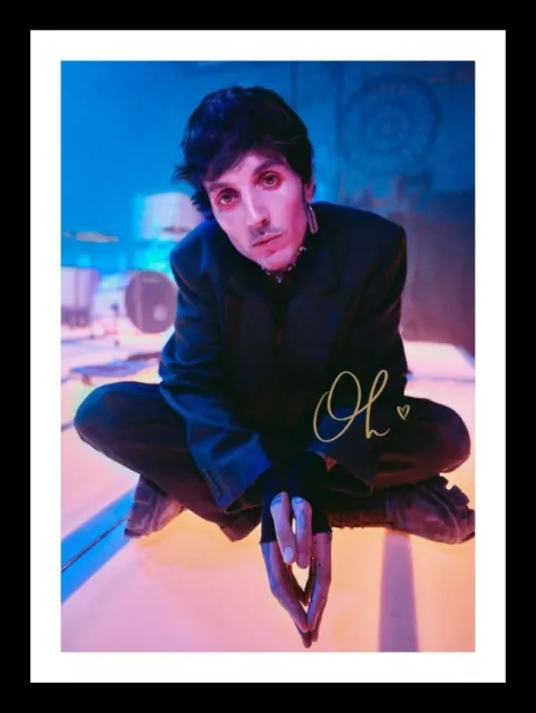 Oliver Sykes - Bring Me The Horizon Autographed Signed & Framed Photo Print