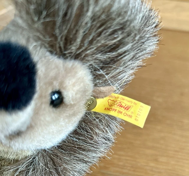 Steiff Hedgehog Joggi Igel 1670/10 Mohair Vintage 1968