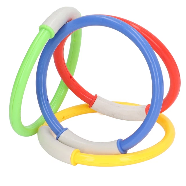 4PCS WATER SPORTS Swim Thru Rings For Kids Water Toys Summer Toys Pool