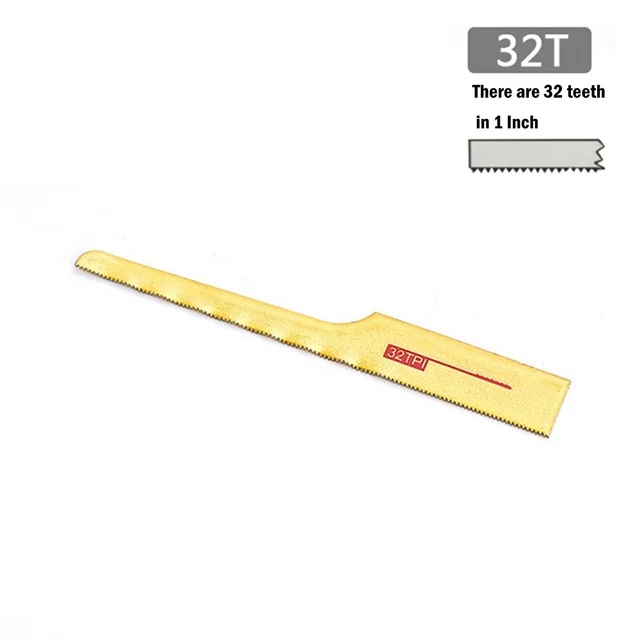 Hoja de sierra neumática duradera piezas accesorios 32 TPI mini hoja de sierra de aire