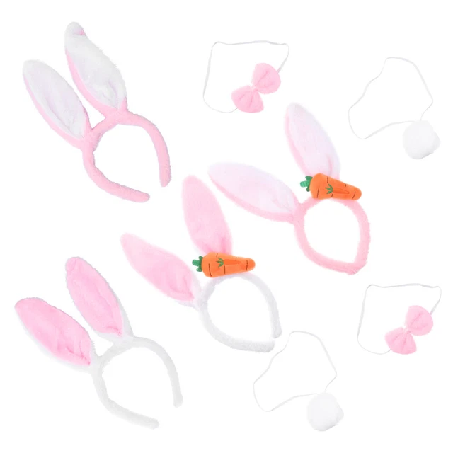 4 Sets Bandeau De Fête De Pâques Déguisements D'halloween Enfants Costume Lapin