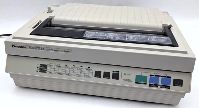 Vintage Panasonic KX-P1124 24 Pin Multi-Mode Impact Dot Matrix Printer - Tested
