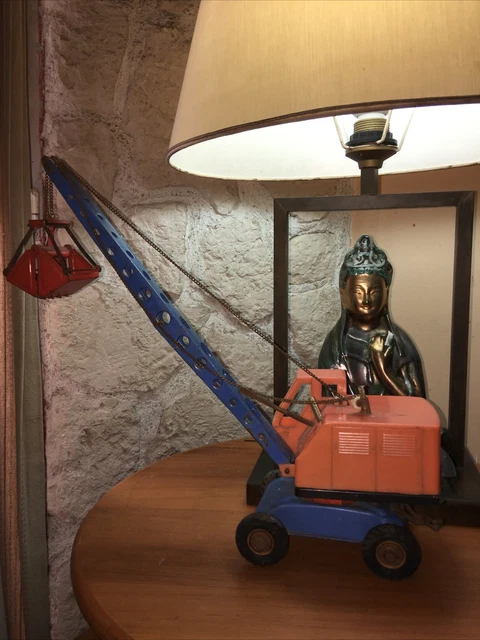 JOUET JOUSTRA CEJI Grue Portuaire électrique avec Boite France Vintage