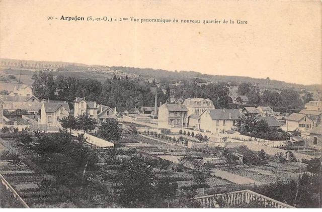 91 - ARPAJON - SAN35290 - 2me Vue panoramique du nouveau quartier de la gare