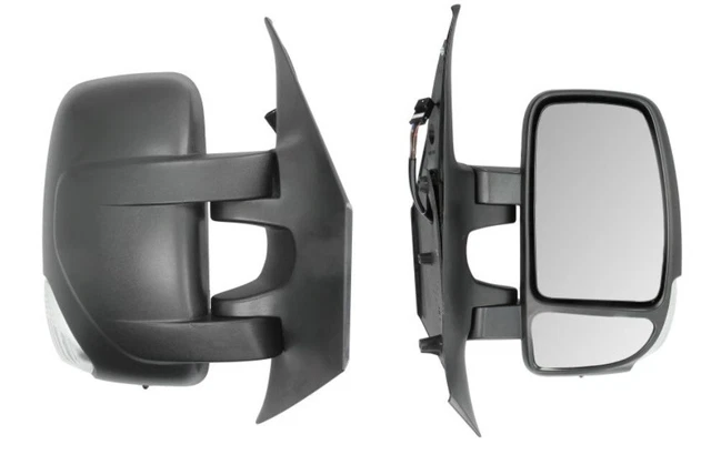 Rétroviseur Extérieur Gauche Électrique Pour NV400 Movano B Master 3 - Convexe Chauffant Clignotant - 7 Fils