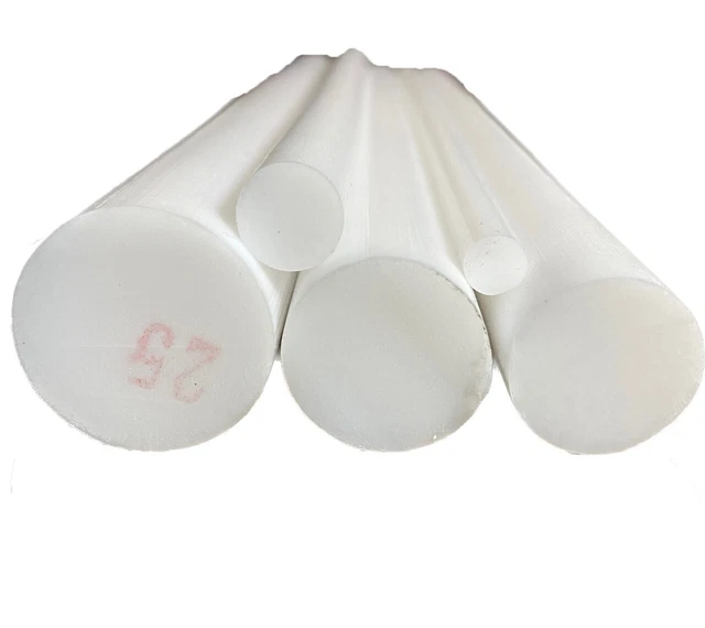 Barre Ronde En POM (Polyacétale) Diamètre 150 Mm - Longueurs 250, 500, 1000 Mm, Noire Ou Blanche, Neuve