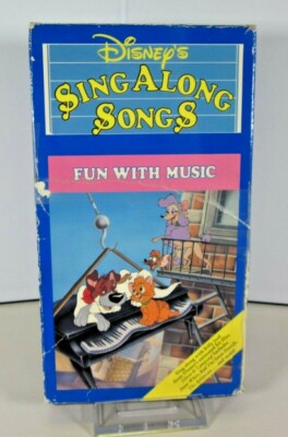 DISNEY'S SING ALONG Songs Fun With Music Vhs $16.03 - PicClick CA