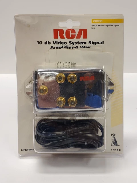 Rca Output Audio Video Signal Amplifier Vhf Antenna RCA VH240R