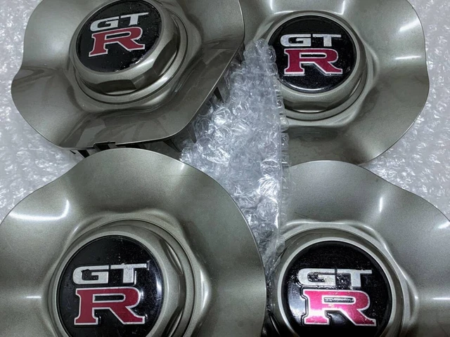NISSAN GENUINE SKYLINE GTR GT-R R34 BNR34 Wheel Center Cap 4 Set JDM ...