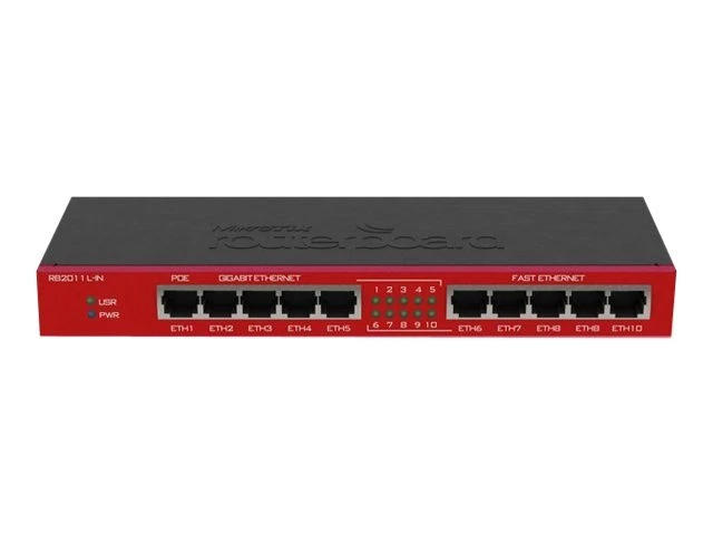 MikroTik RB2011IL-IN Gigabit Ethernet (10/100/1000) Supporto RB2011IL-IN