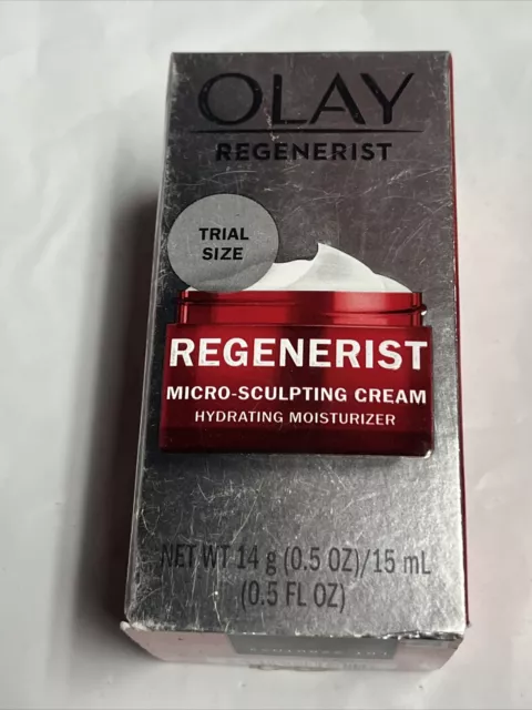 Olay Regenerist Micro-Sculpting Cream, Hydrating Moisturizer, .5 oz (NO BOX)