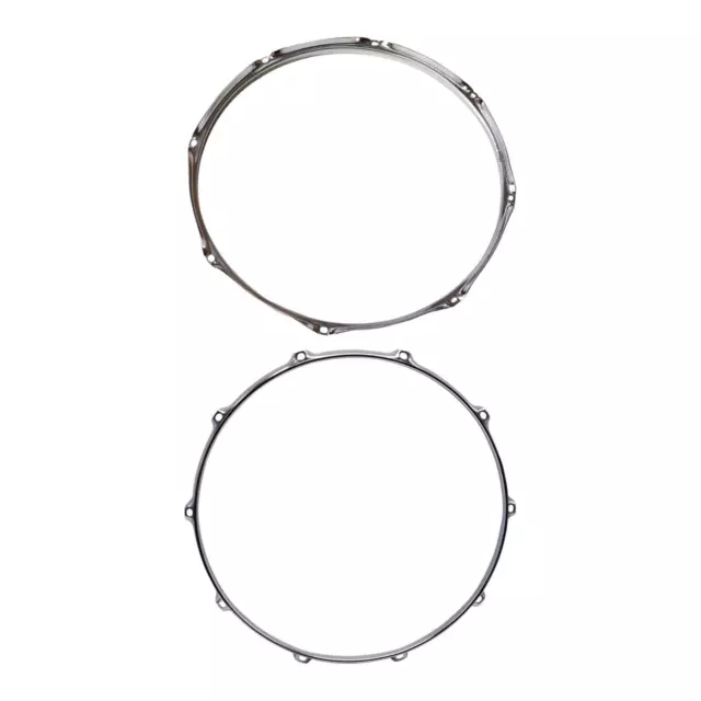 14 inch 8 Lug Batter Hoop Bass Drum Hoop Snare Drum Batter Rim Batter Hoop for