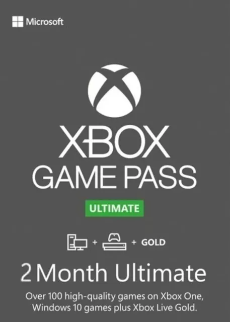 Xbox Game Pass Ultimate 2 month - New account subscription only
