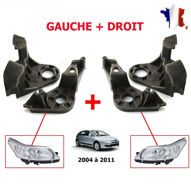 Kit Réparation Phare Avant Droit Peugeot 308 I (2005-2014) - Pattes De Fixation Et Clips - Référence 6212E4