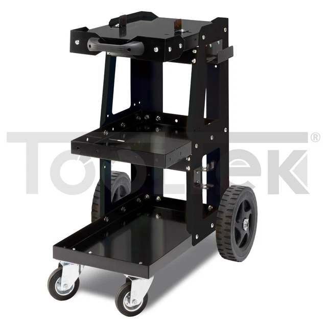 Carrello Trasporto Saldatrice 3 Piani Porta Bombola Deca