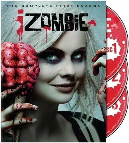 I Zombie: The Complete First Season (2015) Rose McIver  DVD 3-disc set Good cond