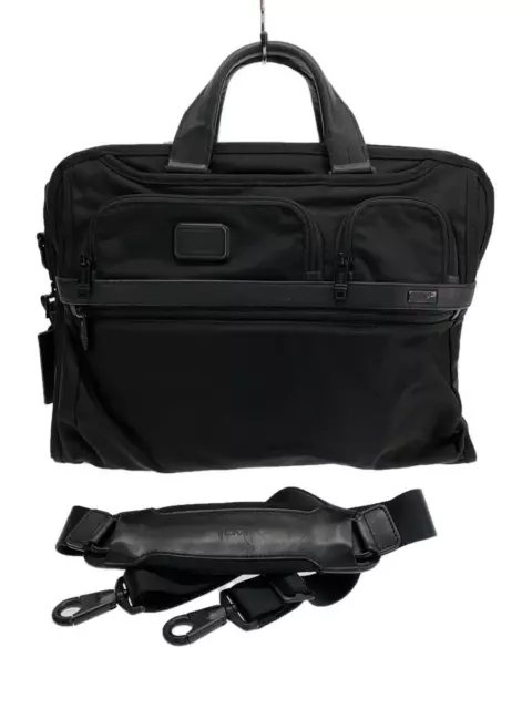 Used Tumi Alpha 2 Compact Large Screen Computer Briefcase Nylon Blk 26114D2 Bag
