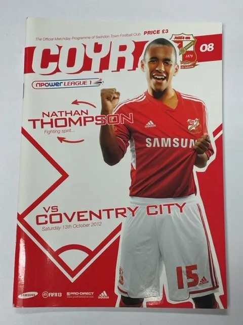 2012/13 Swindon Town V Coventry City 13-10-2012 League 1