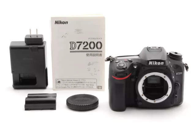 Fotocamera DSLR Nikon D7200 da 24,2 MP - Nera (solo corpo) "N-MintSC17,926"... 2