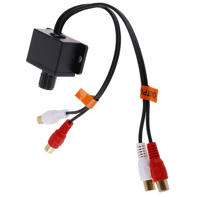 Controllo Volume LC-1 Per Auto – Amplificatore Gain Level, 2 Ingressi E 2 Uscite, Nero, Dimensioni 27.5cm, Montaggio Su Distanza 4.4cm
